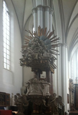 Andreas Schlüter, Die Kanzel der Marienkirche